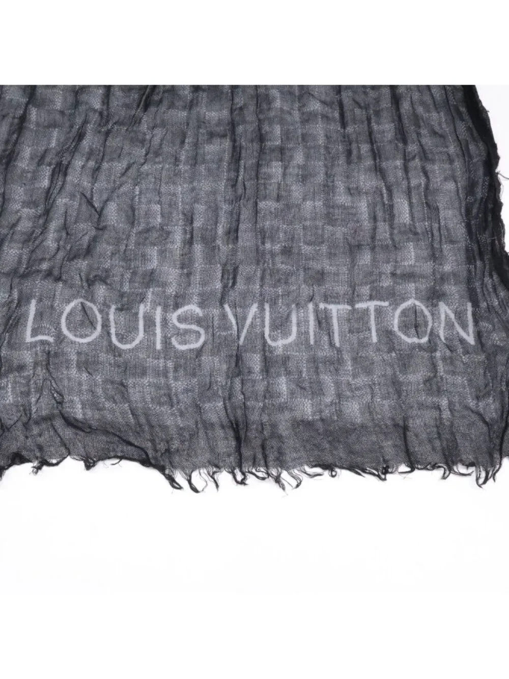 Louis Vuitton Damier Cashmere Silk Large Format